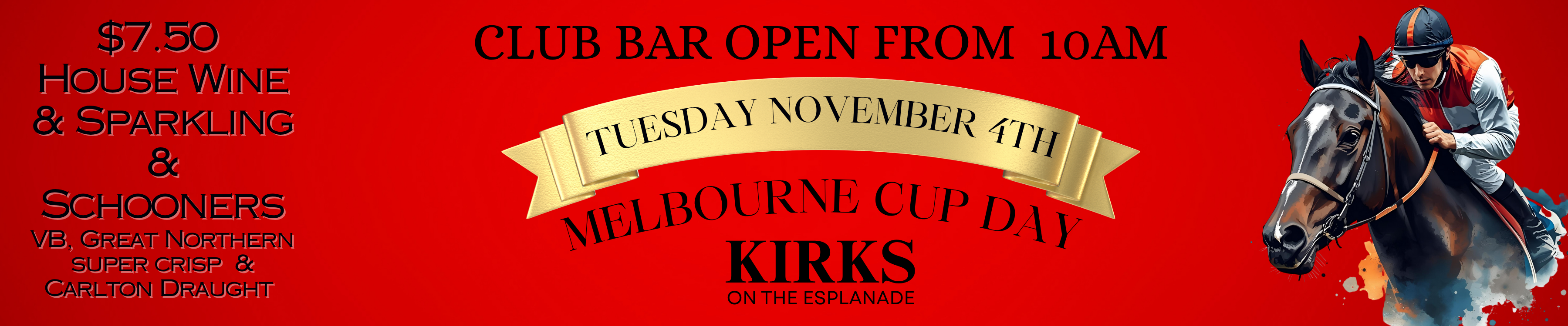 Melbourne Cup Day BANNER